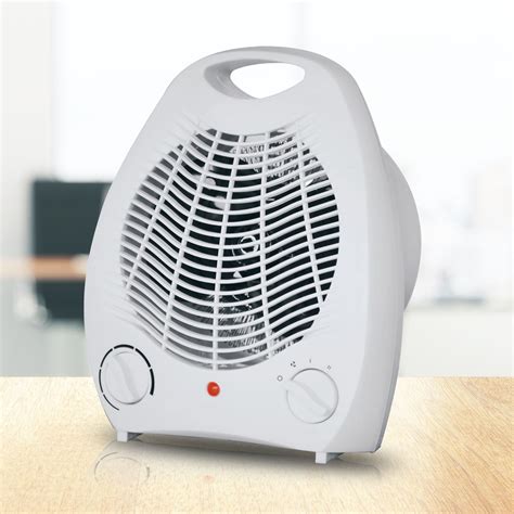 electric fan heater blowing cold air